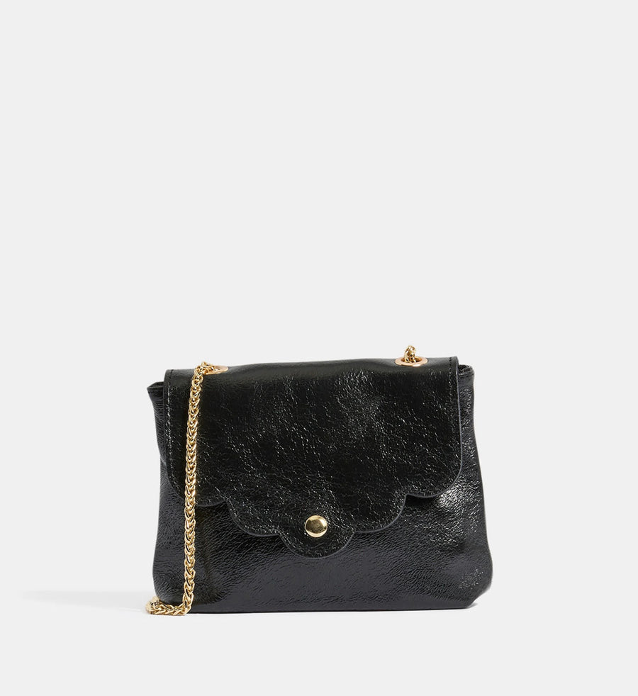 Sac Pochette MINI PIA METAL - Noir métal