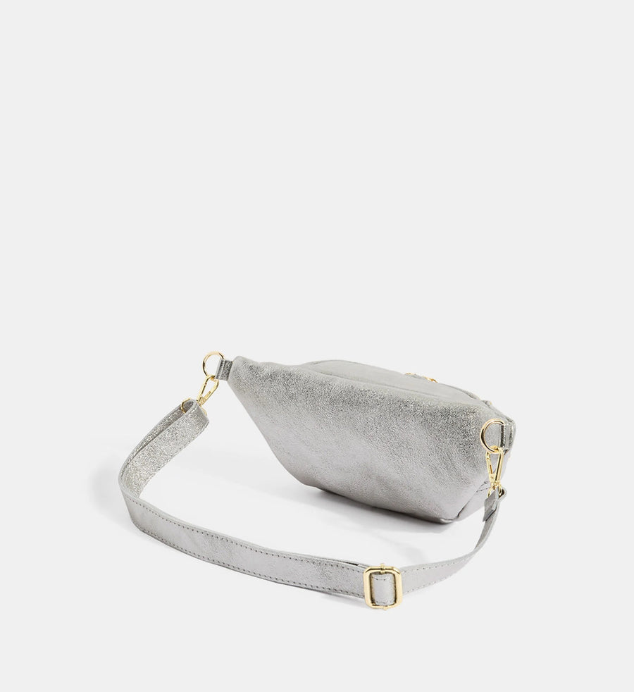 Sac Banane NELLY METAL - Argent