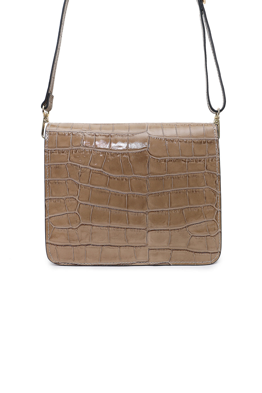 Sac MILENA CROCO - Taupe