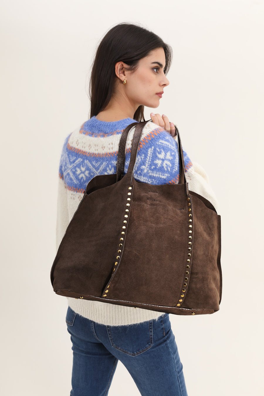 Sac Cabas GAELLE - Chocolat