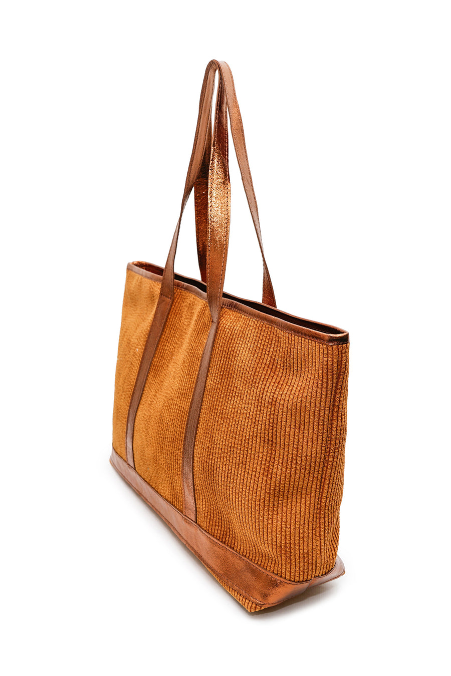 Sac SATINE VELOURS - Camel