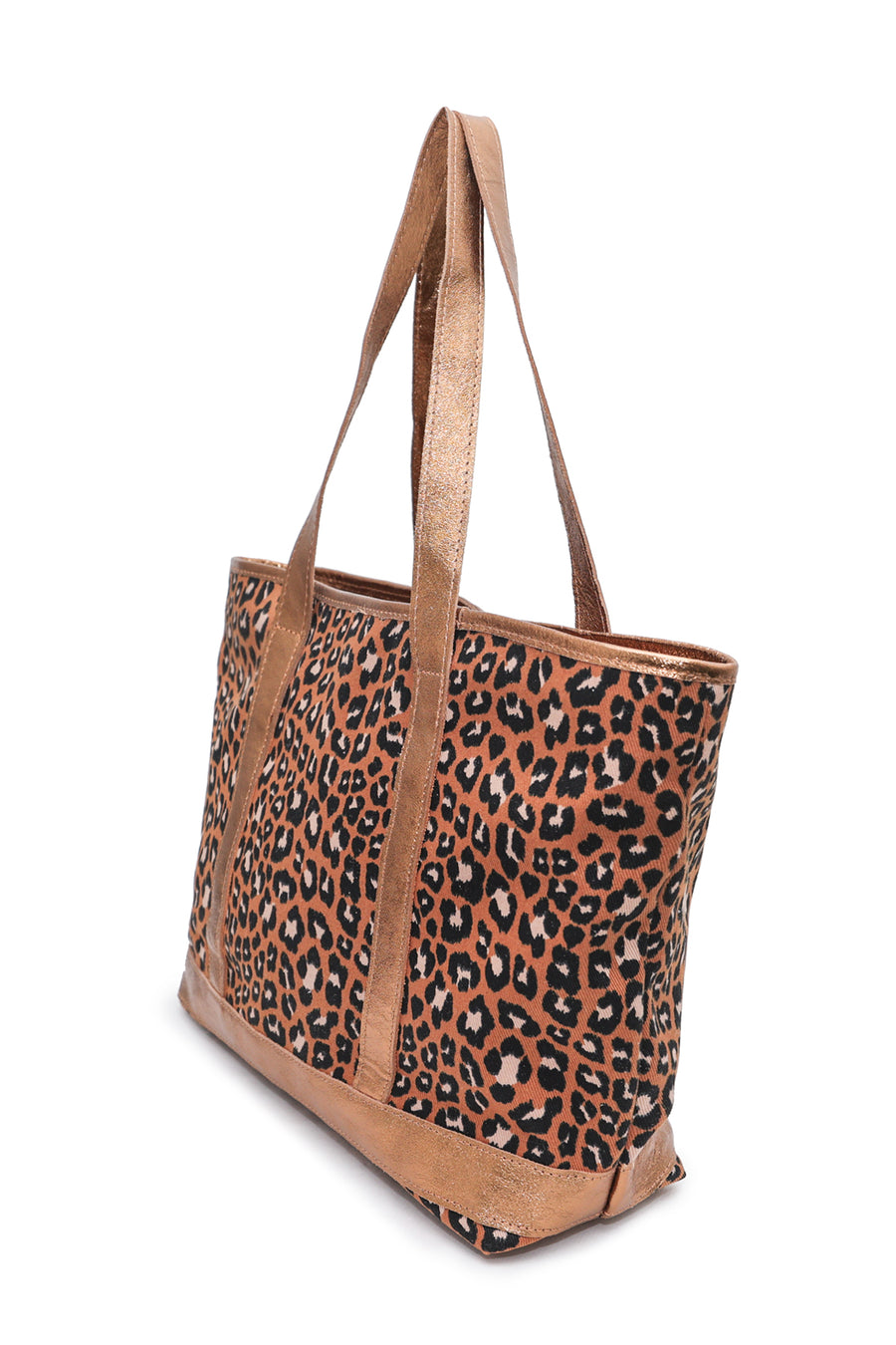 Sac SATINE LEOPARD - Camel