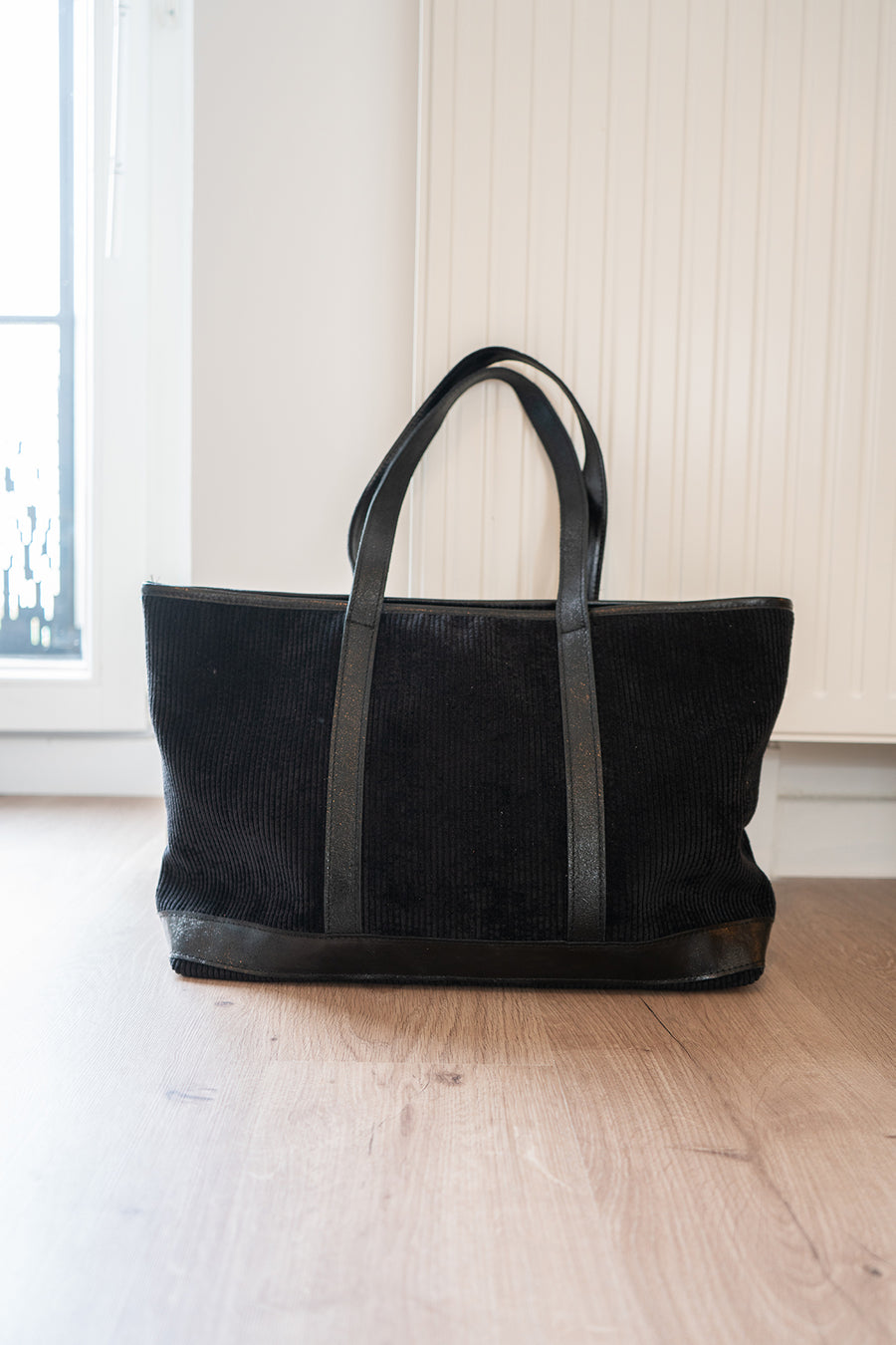 Sac SATINE VELOURS - Noir