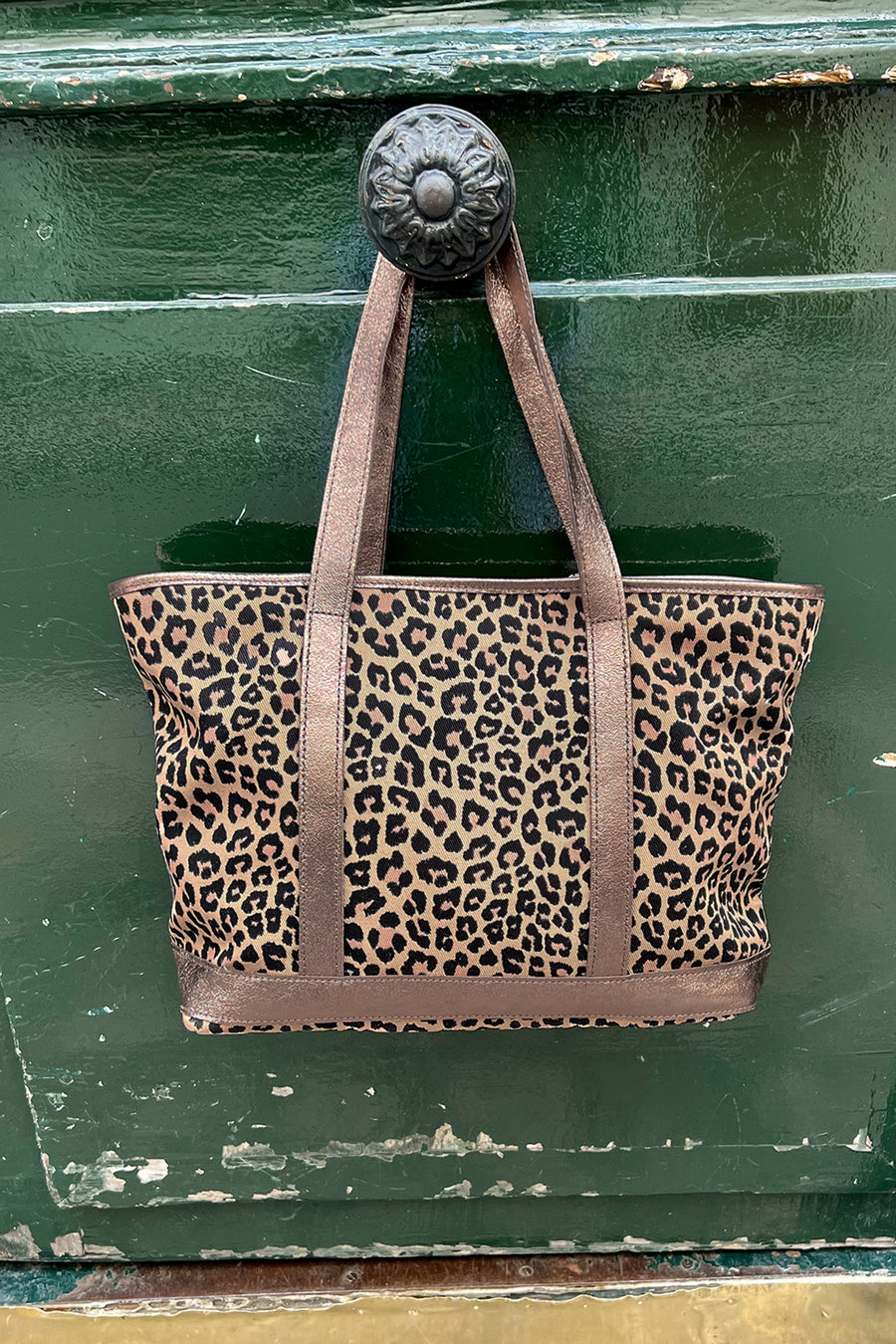 Sac SATINE LEOPARD - Taupe