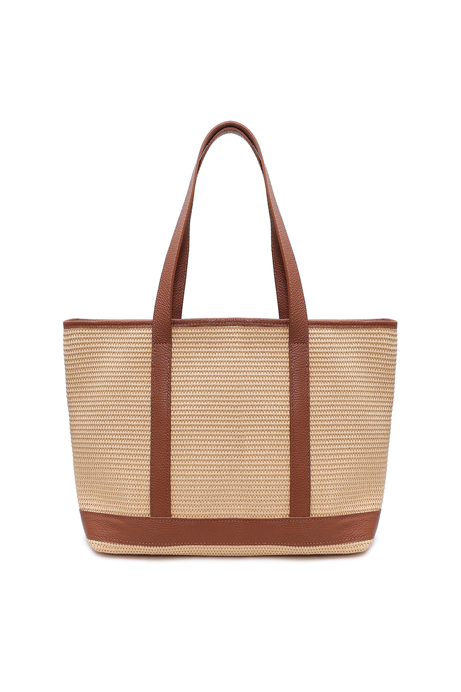 Sac SATINE RAPHIA - Cognac