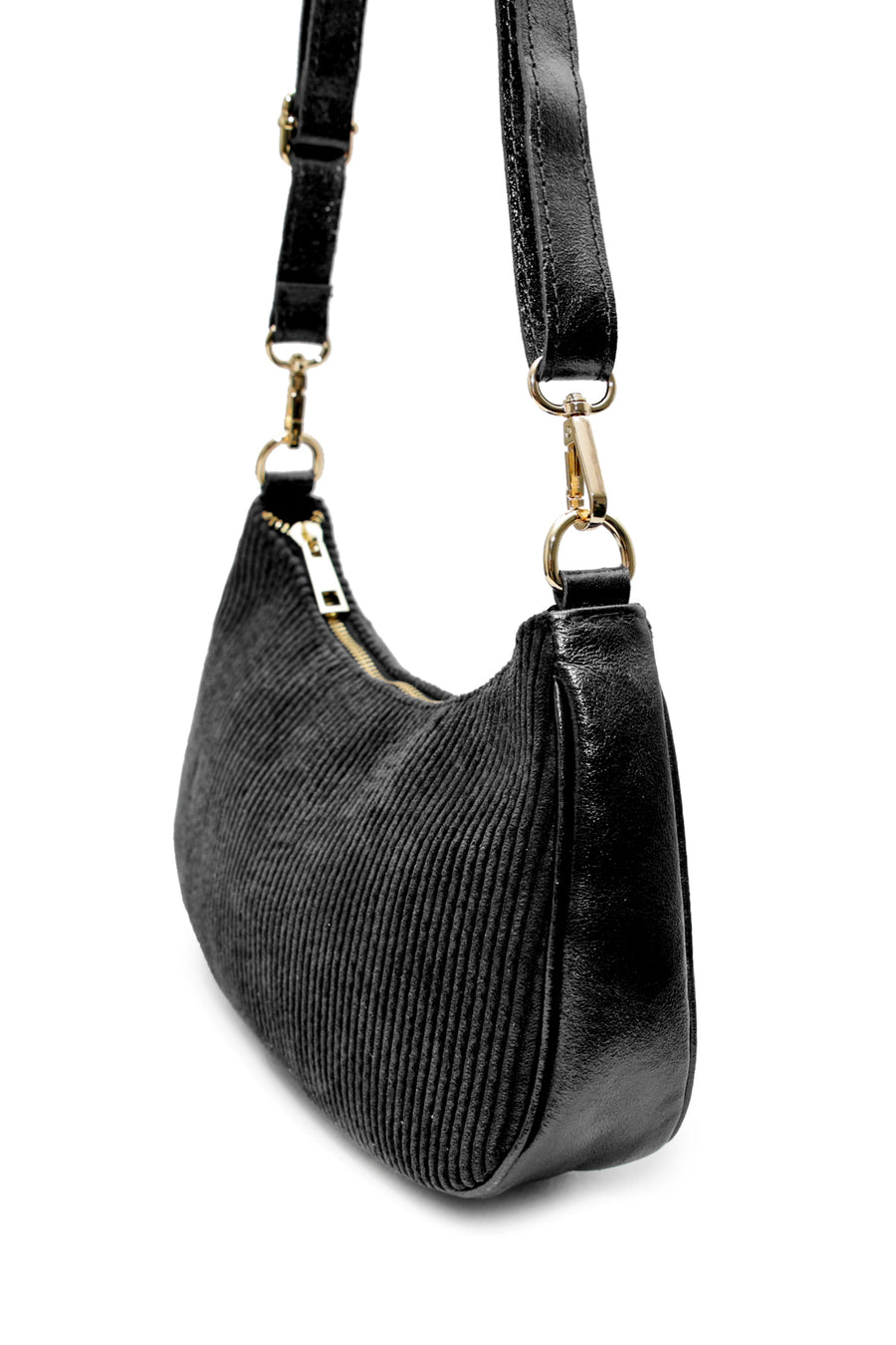 Sac ELEANORE VELOURS - Noir