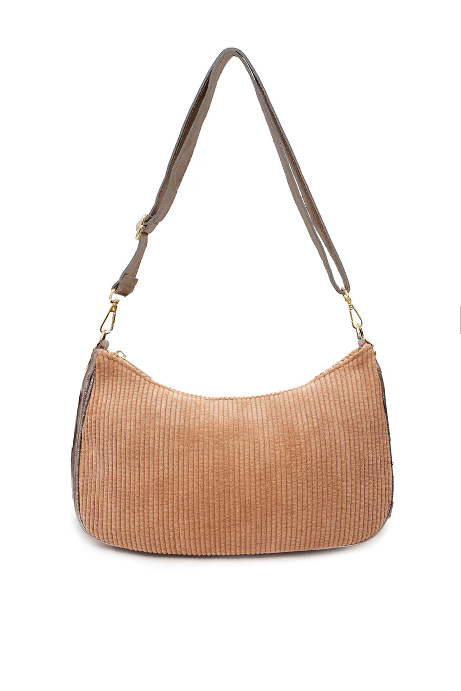 Sac ELEANORE VELOURS - Taupe