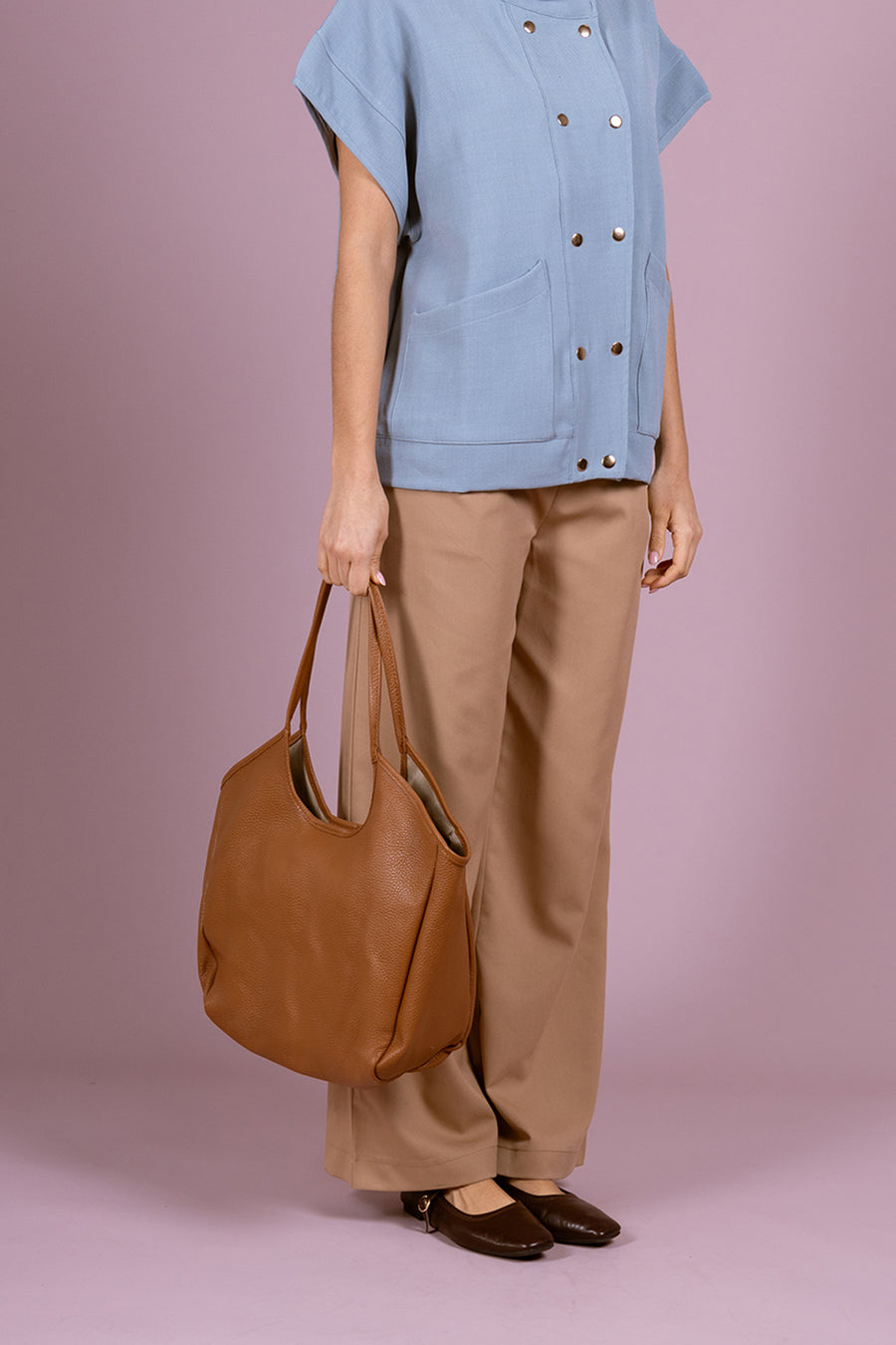 Sac Cabas MICHELLE - Cognac